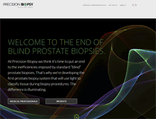 Tablet Screenshot of precisionbiopsy.com